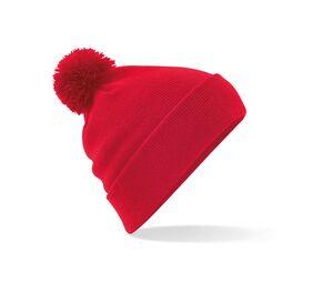 Beechfield BF426 - Pompon beanie Klasyczna czerwień