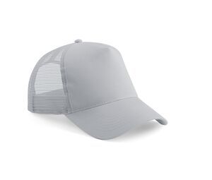 Beechfield BF640 - Old-schoolowa czapka Light Grey / Light Grey