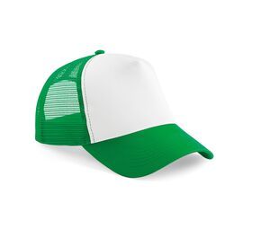 Beechfield BF640 - Old-schoolowa czapka Czysta zieleń/biały