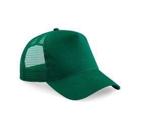 Beechfield BF640 - Old-schoolowa czapka Butelkowa zieleń/Butelkowa zieleń