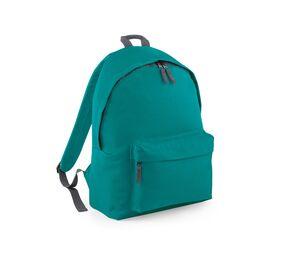 Bag Base BG125 - Modny plecak Emerald/ Graphite Grey