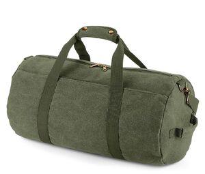 Bag Base BG655 - Vintage canvas duffel bag Vintage militarna zieleń