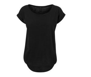 Build Your Brand BY036 - T-shirt dla kobiet z okrągłym dekoltem Czarny
