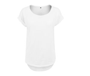 Build Your Brand BY036 - T-shirt dla kobiet z okrągłym dekoltem Biały