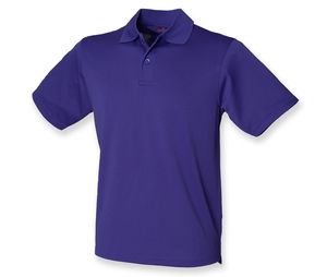 Henbury HY475 - Męski t-shirt polo Coolplus Jasny fiolet