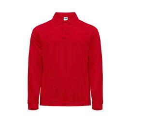 JHK JK215 - Męska koszulka polo z długim rękawem Czerwony