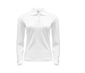 JHK JK216 - Koszulka polo damska z długim rękawem 200 Biały