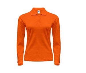 JHK JK216 - Koszulka polo damska z długim rękawem 200 Pomarańczowy