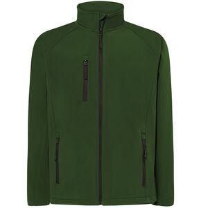 JHK JK500 - Męska kurtka softshell Butelkowa zieleń