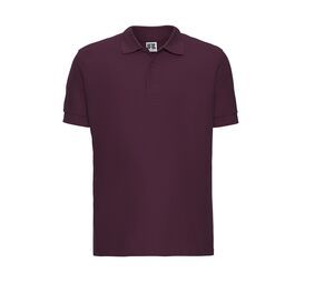 Russell JZ577 - Ultimate Cotton Polo Burgundowy