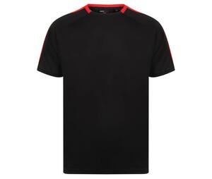 Finden & Hales LV290 - Zespołowa koszulka Czarno/Czerwony