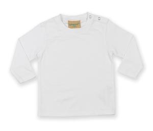Larkwood LW021 - Koszulka dziecięca z długim rękawem Biały