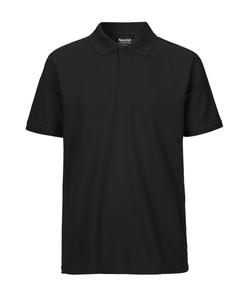 Neutral O20080 - Męska pikowana koszulka polo Czarny