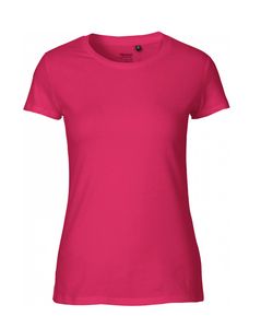 Neutral O81001 - Dopasowana koszulka damska Różowy