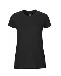 Neutral O81001 - Dopasowana koszulka damska Czarny