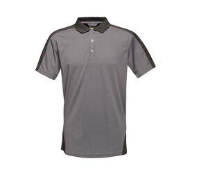 Regatta RGS174 - Kontrastowe Polo Seal Grey / Black