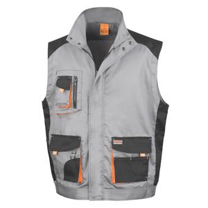 Result RS317 - Kamizelka robocza Lite Grey/Black/Orange