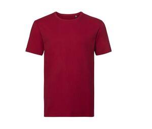 RUSSELL RU108M - T-shirt organique homme Klasyczna czerwień