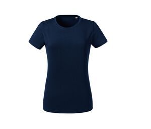 RUSSELL RU118F - T-shirt organique lourd femme Francuski granat