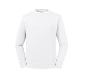 Russell RU208M - Odwracalna bluza dresowa, eko Biały