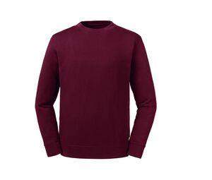 Russell RU208M - Odwracalna bluza dresowa, eko Burgundowy