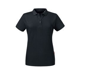 Russell RU508F - Organiczne polo dla kobiet Czarny