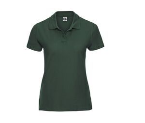 Russell RU577F - LADIES' ULTIMATE COTTON POLO Butelkowa zieleń