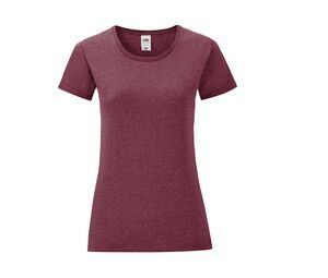 Fruit of the Loom SC151 - Ikona T-shirt Burgundowy