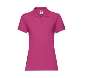 Fruit of the Loom SC386 - Premium Polo Femme Fuksjowy