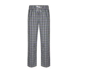 SF Men SF083 - Męskie spodnie od piżamy White / Multi Check