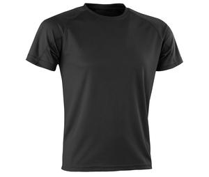 Spiro SP287 - AIRCOOL Oddychający T-shirt Czarny