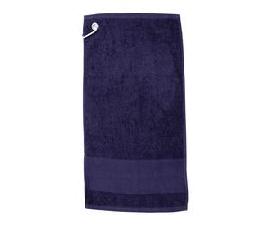 Towel city TC033 - Ręcznik golfowy z listwą Granatowy