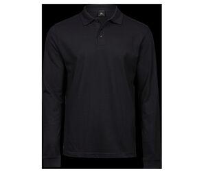 Tee Jays TJ1406 - Luksusowa koszulka polo z długim rękawem dla mężczyzn Czarny