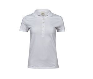 Tee Jays TJ145 - Damska luksusowa i elastyczna koszulka Polo Biały
