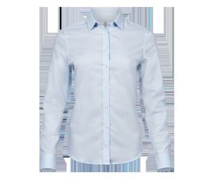 Tee Jays TJ4025 - Damska elastyczna luksusowa koszulka Jasnoniebieski