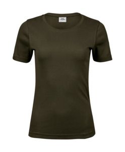 Tee Jays TJ580 - Koszulka damska interlock Dark Olive