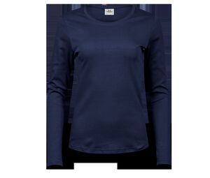 Tee Jays TJ590 - Damska koszulka z długim rękawem Granatowy