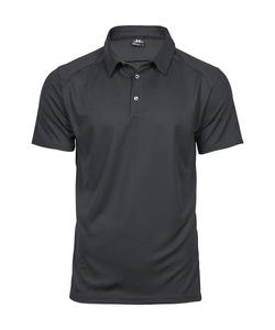 Tee Jays TJ7200 - Luksusowa sportowa koszulka polo dla mężczyzn Ciemna szarość