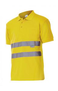VELILLA V5512 - Bardzo widoczna koszulka Polo Żółty neon 