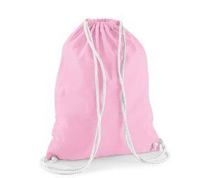 Westford mill WM110 - Bawełniany worek/plecak Klasyczny róż/ biel