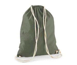 Westford mill WM110 - Bawełniany worek/plecak Oliwkowa zieleń