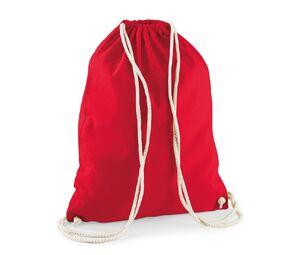 Westford mill WM110 - Bawełniany worek/plecak Klasyczna czerwień