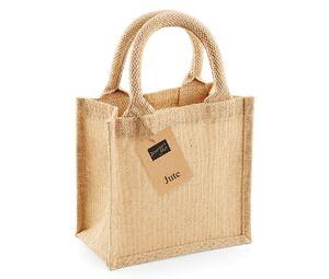 Westford mill WM411 - Small burlap gift bag Naturalny