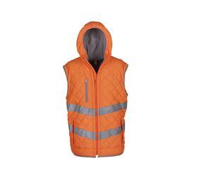Yoko YK007 - Long sleeve high visibility vest (HVJ200) Bezpieczny pomarańcz