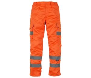 Yoko YK018T - Spodnie robocze o wysokiej widoczności Bezpieczny pomarańcz
