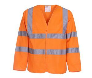 Yoko YK200 - Long sleeves safety jacket Bezpieczny pomarańcz