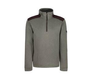 REGATTA RGF665 - HOLBECK HALF ZIP FLEECE Ciemne Khaki