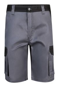 Velilla 103021B - TWO-TONE SHORTS Szaro/czarny