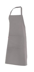 Velilla 404204 - 100% POLYESTER BIB APRON Jasna szarość