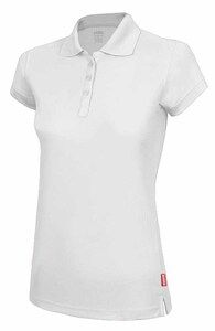 Velilla 405503 - WOMEN'S SS 100% POLYESTER POLO Biały